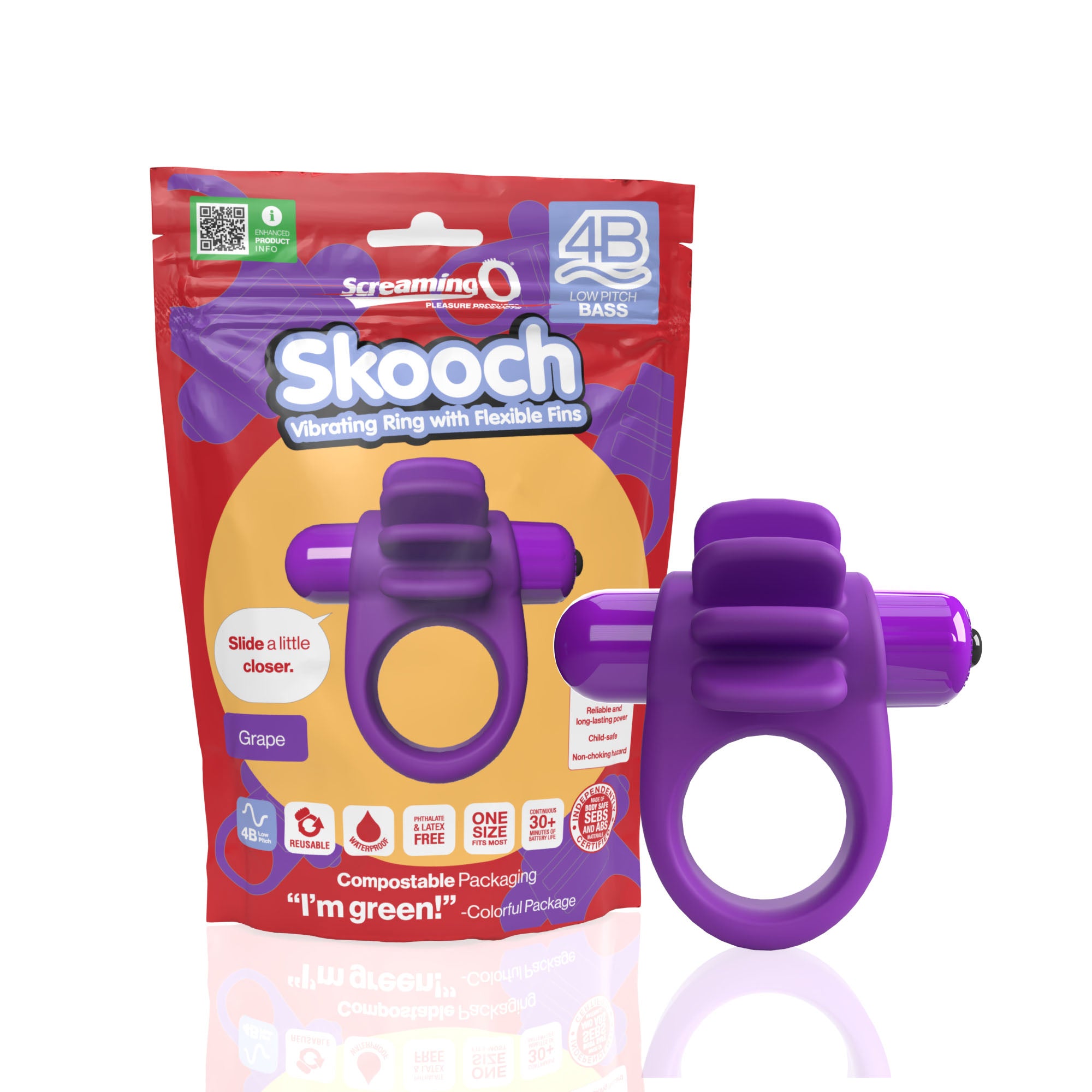 Skooch 4B Low Pitch Bass (Grape) > Sex Toys > Couples Toys