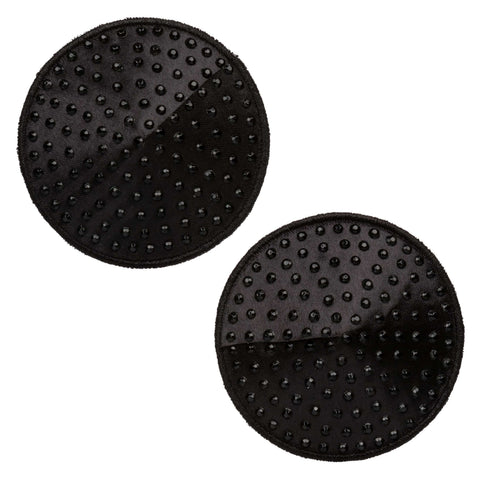 Radiance Round Pasties Black Reusable Sparkling Gem Accent Nipple Covers > Clothes > Pasties
