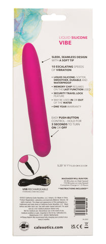 Bliss Liquid Silicone Vibe Pink 10-Speed Vibrator > Vibrators > Mini Vibrators