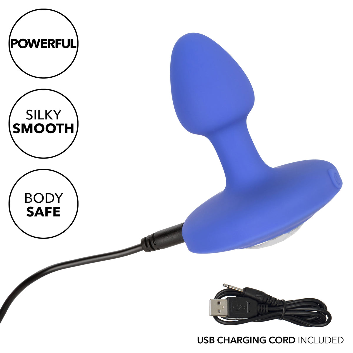 Cheeky Gems Small Vibrating Probe - Purple