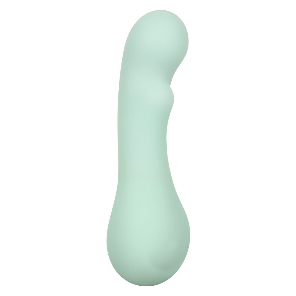 Pacifica Bora Bora Intimate Toy in Soft Mint Green with 10 Vibration Functions, USB Rechargeable, Waterproof IPX7 Liquid Silicone Vibrators - G Spot