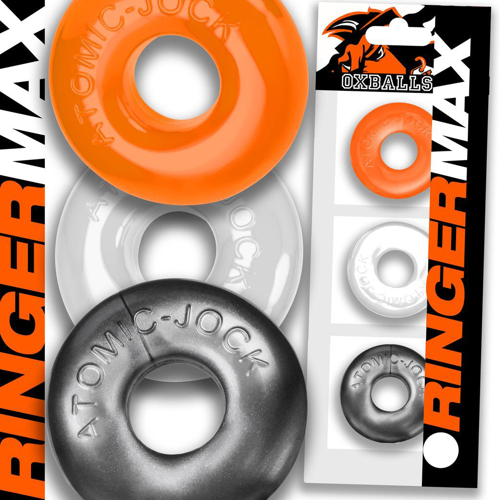 Oxballs Ringer Max 3 Pack Hazzard COCK RING Set