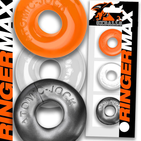 Oxballs Ringer Max 3 Pack Hazzard COCK RING Set