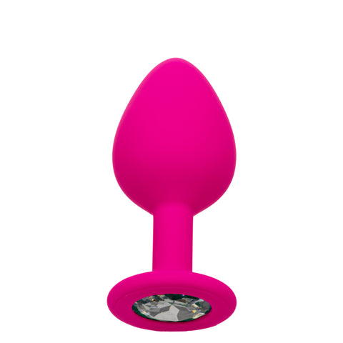 Cheeky Gems Pink Anal Training Kit with 3 Graduated Silicone Plugs and Gem Base > Anal Range > Butt Plug Kits