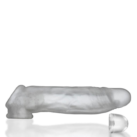 Dicker Ultra-Slim Cocksheath Clear Ice 7.5 Inch Length > Sex Toys For Men > Penis Sleeves