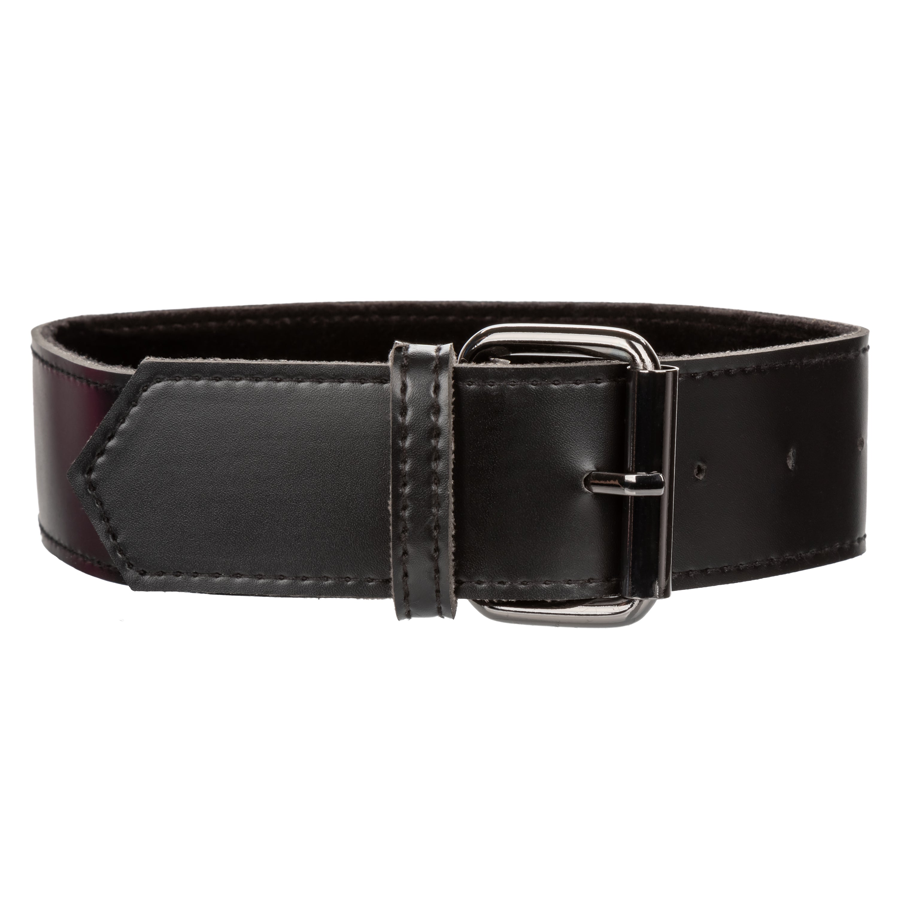 Euphoria Collection Collar With Chain Leash Black Velvet and Vegan Leather > Bondage Gear > Collars & Leashes