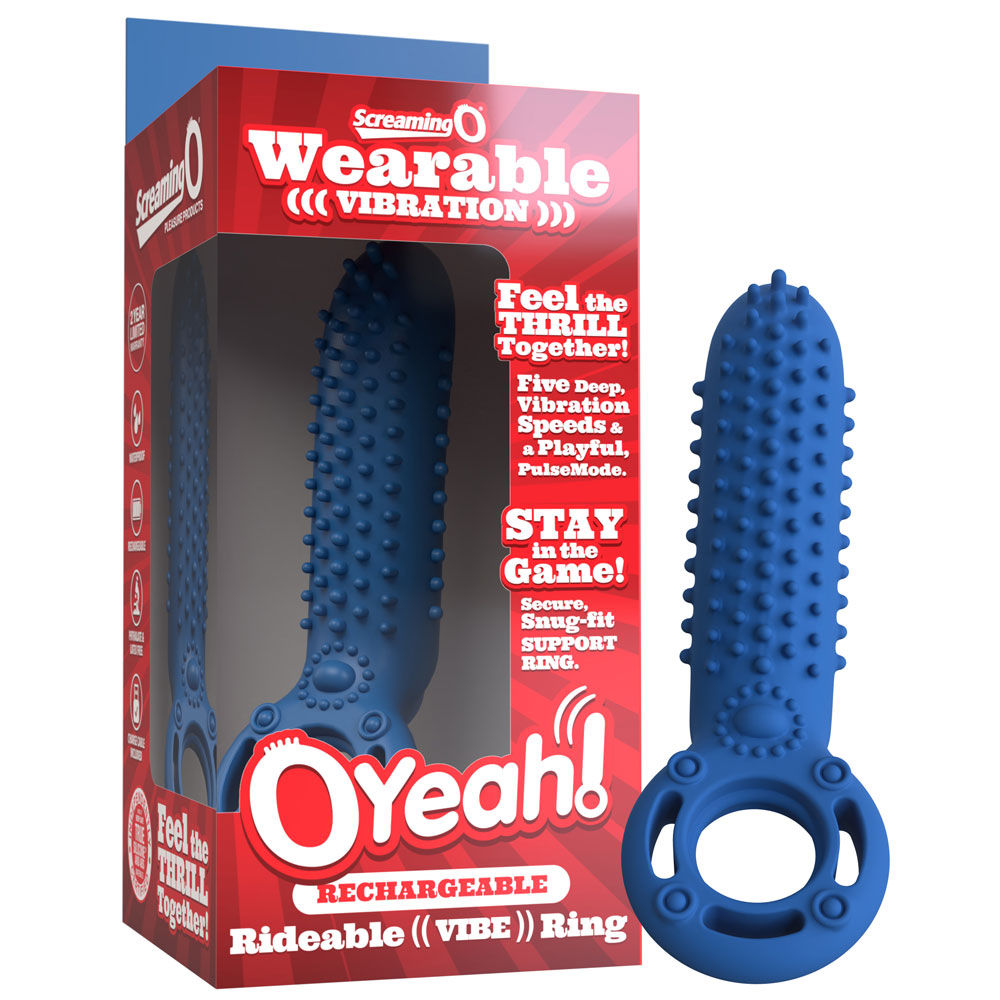 Oyeah Rechargeable Silicone Rideable Vibe Ring – Premium Silicone Vibrating Ring > Cock Ring > Vibrating