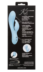 Contour Kali Flexible Dual Massager in Light Blue with 10 Vibration Functions and Rechargeable > Vibrators > Ladies > Rabbit
