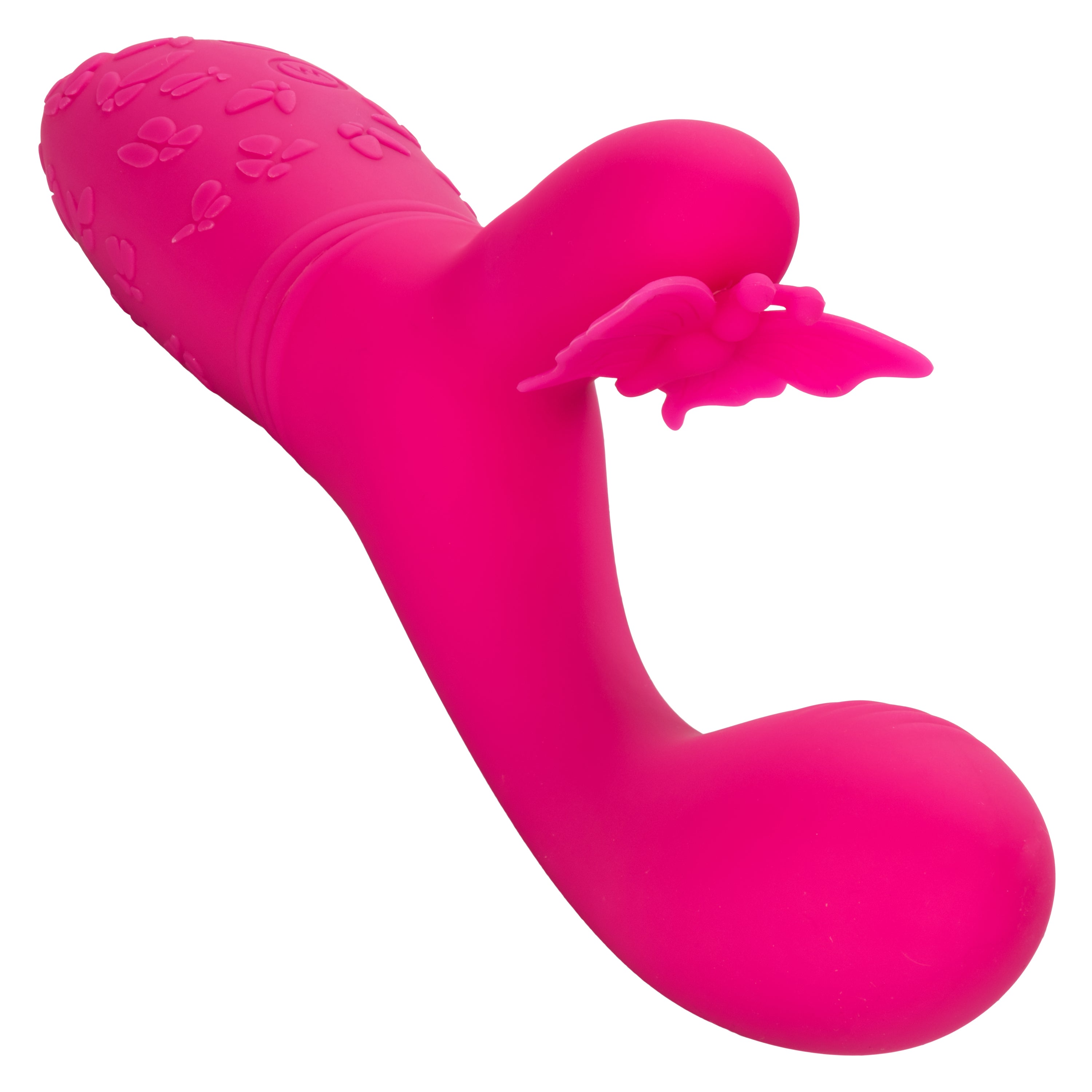 Butterfly Kiss Flutter Rechargeable Vibrator in Pink with 10 Vibration Functions and Dual Motors VIBRATORS-RABBIT