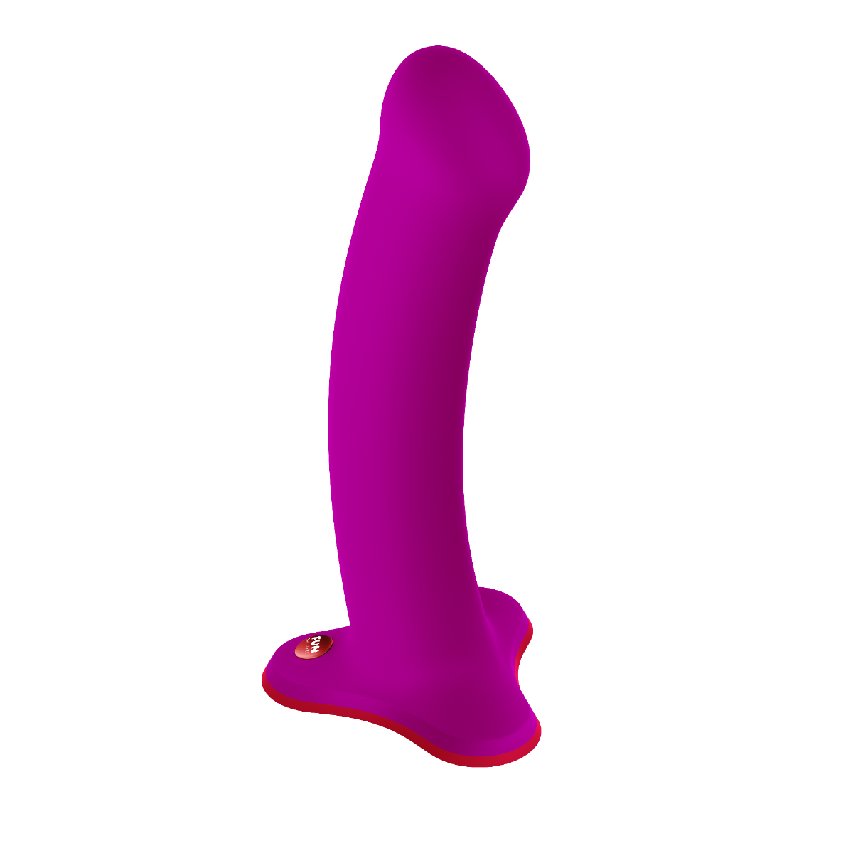 Fun Factory Magnum 18.3 cm Flexible Silicone Dildo Raspberry > Dildos > Realistic Dildos Main image