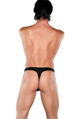 Male Power Lingerie Male Power Zipper Thong Black