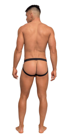 Male Power Pride Fest Jock with Rainbow Herringbone Print Small Medium Mens G-Strings