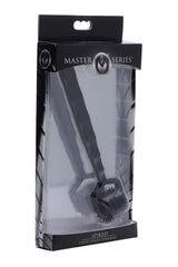 Master Series Adult Toys Black Spiked 5 Row Pinwheel 848518022264
