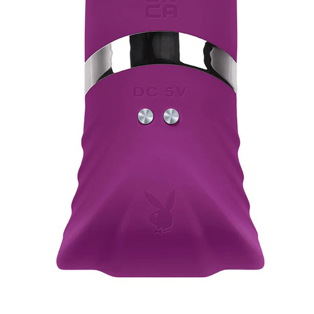 Playboy Pleasure TAP THAT G-Spot Vibrator with Tapping Action > Vibrators > Ladies > Rabbit Multi
