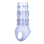 Ice Crystals Stretchy Touch Tickler Sleeve – Textured Silicone Penis Sleeve > Sex Toys For Men > Penis Sleeves