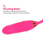 Pink Pussycat Thrusting Rose Vibrator > Sex Toys For Ladies > Clitoral Vibrators and Stimulators