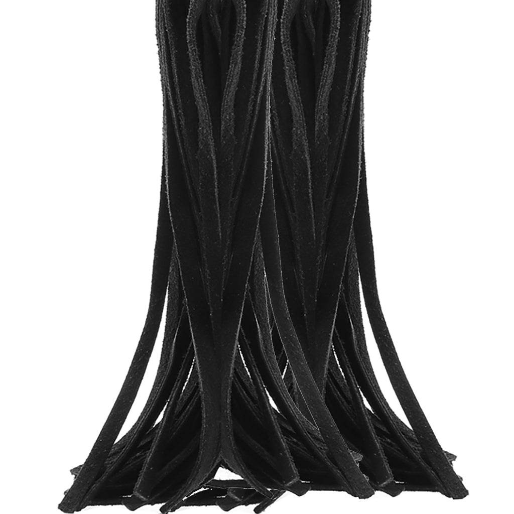 Rouge Black Suede Flogger with Leather Handle 24 Inches Secondary image