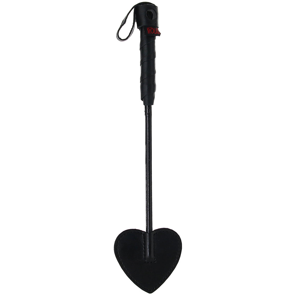 Rouge Mini Leather Spade Paddle Black > Bondage Gear > Paddles
