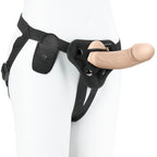Pegasus Realistic 6.5 Inch Vibrating Strap-On in Light
