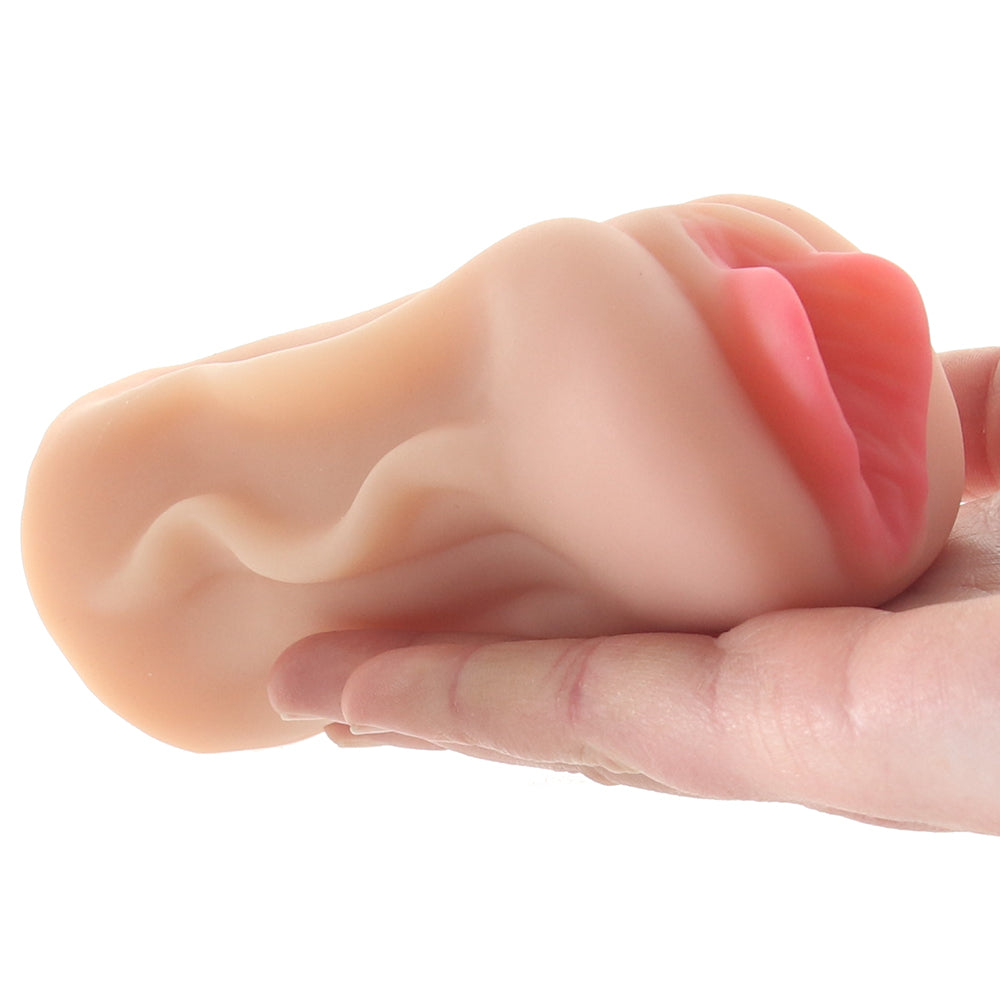 Elsa Jean Pussy Stroker Handheld Masturbator 14cm Length Super Soft Lifelike Material > Sex Toys For Men > Masturbators > Pornstar