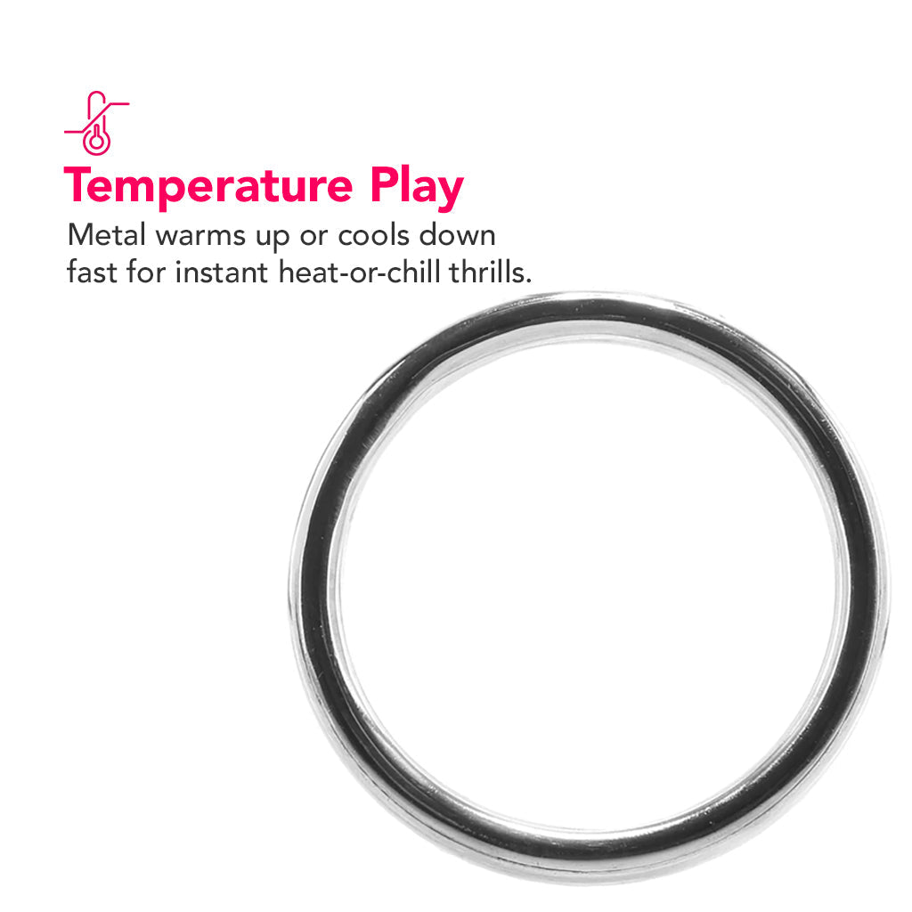 Rouge Stainless Steel 3 Piece Cock Ring Set – Smooth Mirror Polished > Cock Ring > Sets