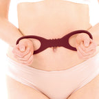 Sex & Mischief Enchanted Large Silicone Cuffs (Burgundy) – Large Silicone Restraints > Bondage Gear > Restraints
