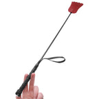 Rouge Leather Foot Riding Crop – Reinforced Fiberglass Shaft Riding Crop > Bondage Gear > Crops