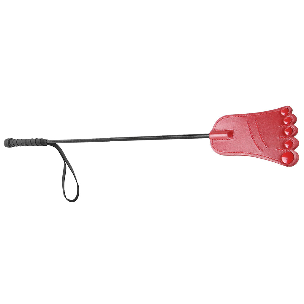 Rouge Leather Foot Riding Crop – Reinforced Fiberglass Shaft Riding Crop > Bondage Gear > Crops