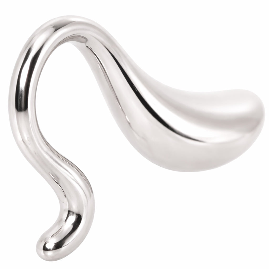 Rouge Steel Hollow Curved Wand 7 Inch – Surgical Grade Stainless Steel Wand > Dildos > Neutral Dildos