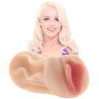 Elsa Jean Pussy Stroker Handheld Masturbator 14cm Length Super Soft Lifelike Material > Sex Toys For Men > Masturbators > Pornstar