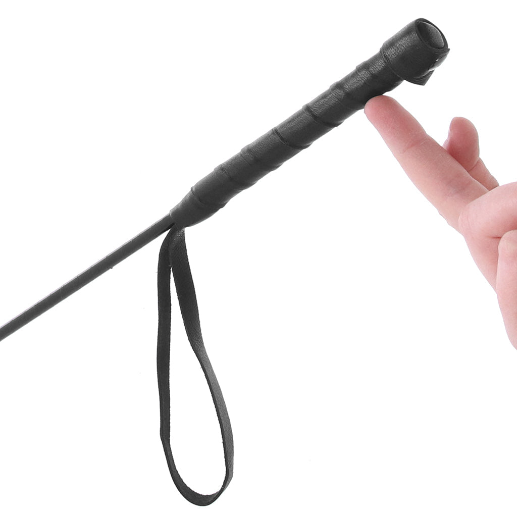 Rouge Leather Foot Riding Crop – Fiberglass Reinforced Leather Crop > Bondage Gear > Crops