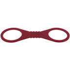 Sex & Mischief Enchanted Large Silicone Cuffs (Burgundy) – Large Silicone Restraints > Bondage Gear > Restraints
