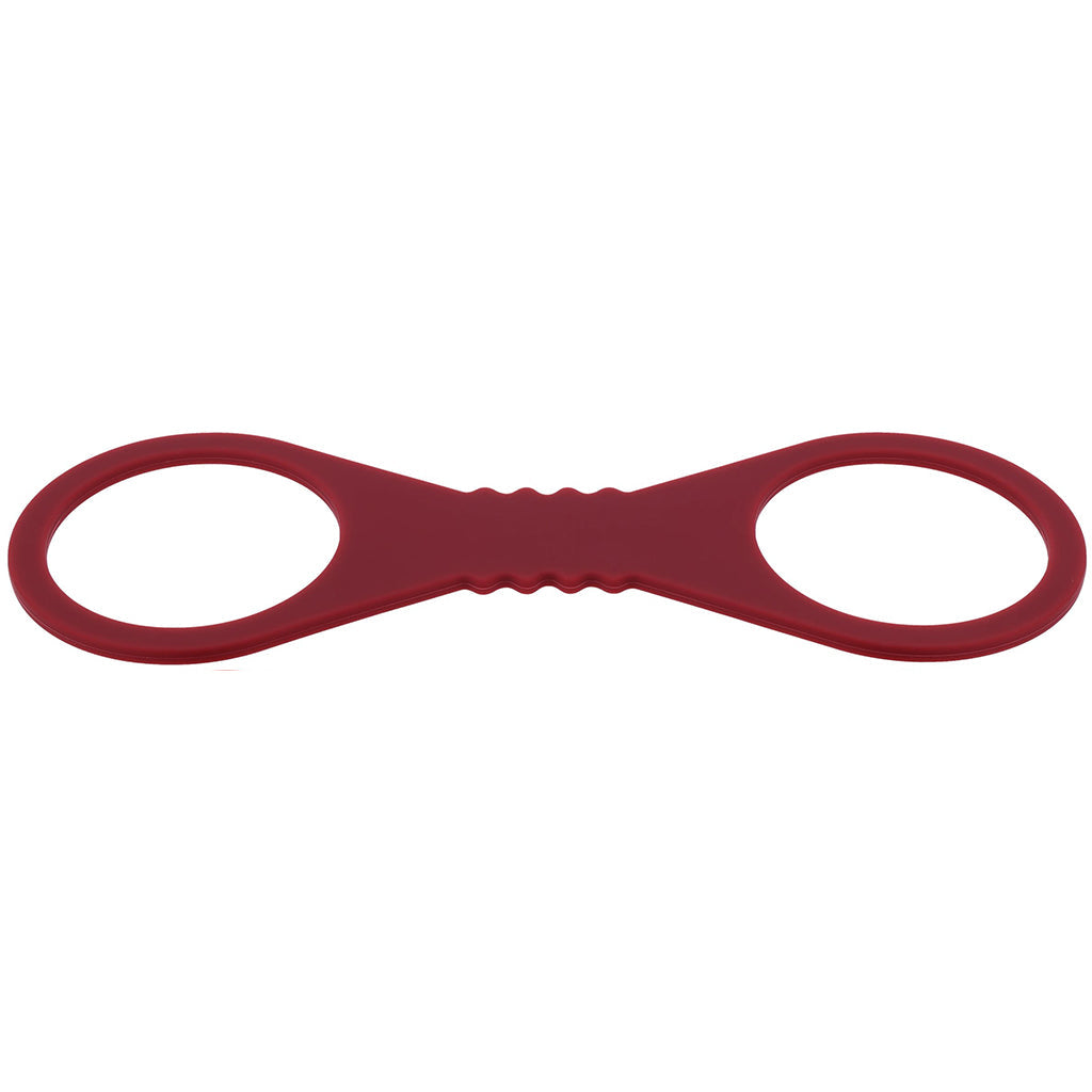 Sex & Mischief Enchanted Large Silicone Cuffs (Burgundy) – Large Silicone Restraints > Bondage Gear > Restraints