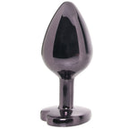 Jewel Large Black Diamond Heart Plug (2.75 inch) > Anal Range > Jewel Butt Plugs