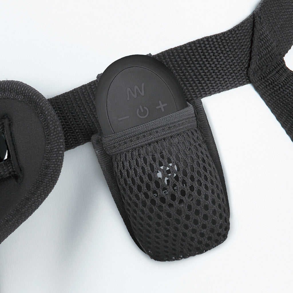 Pegasus Realistic 8 Inch Vibrating Strap-On in Light