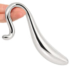 Rouge Steel Hollow Curved Wand 7 Inch – Surgical Grade Stainless Steel Wand > Dildos > Neutral Dildos