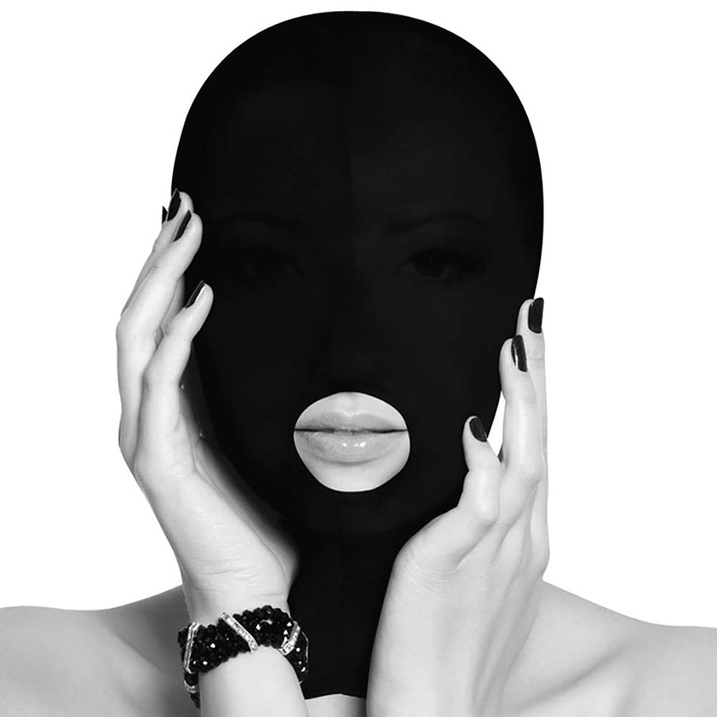 Ouch Submission Mask - Shiny Lightweight Breathable Hood Mask > Bondage Gear > Bondage Hoods
