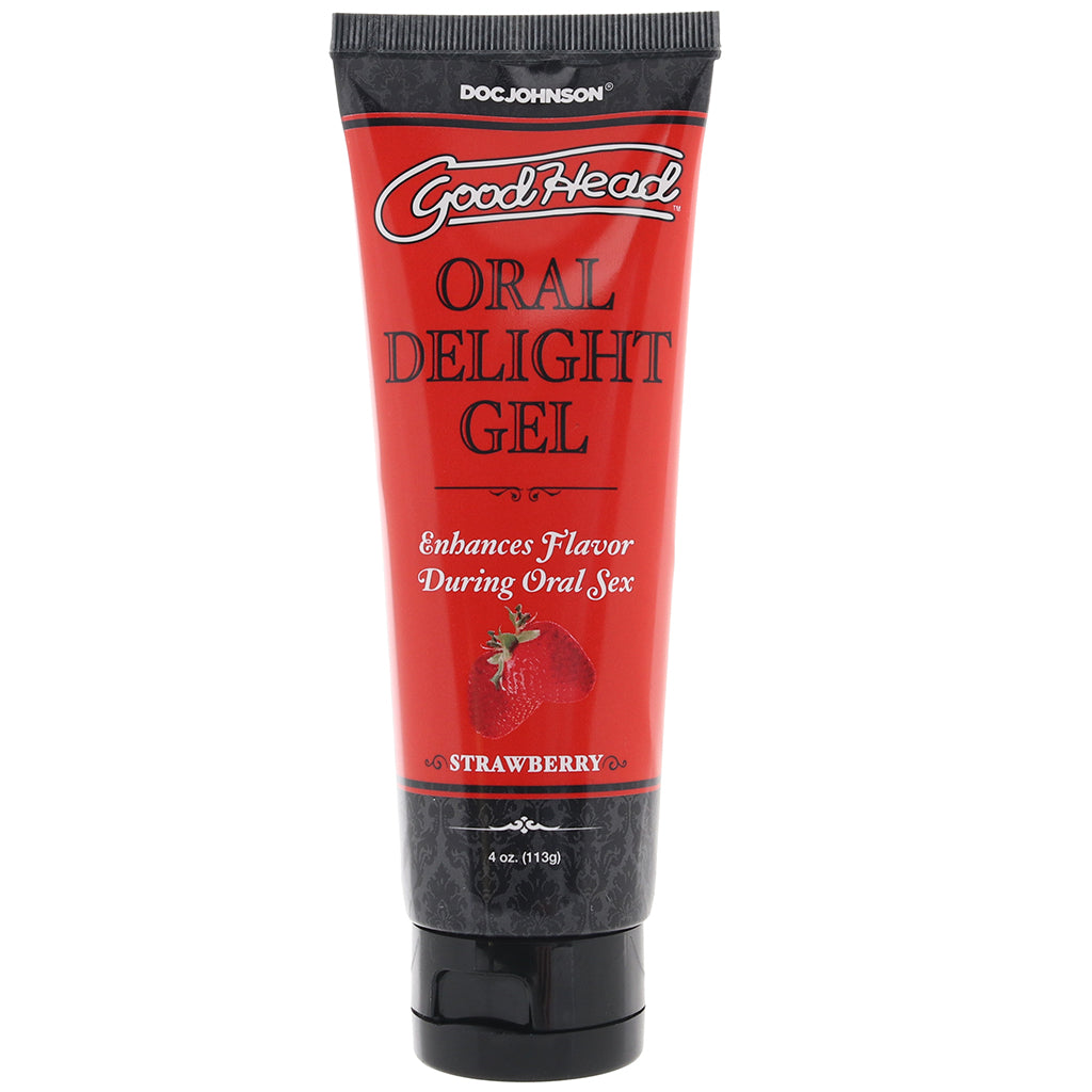Goodhead Gel Strawberry 4 Ounce Oral Delight Gel Secondary image