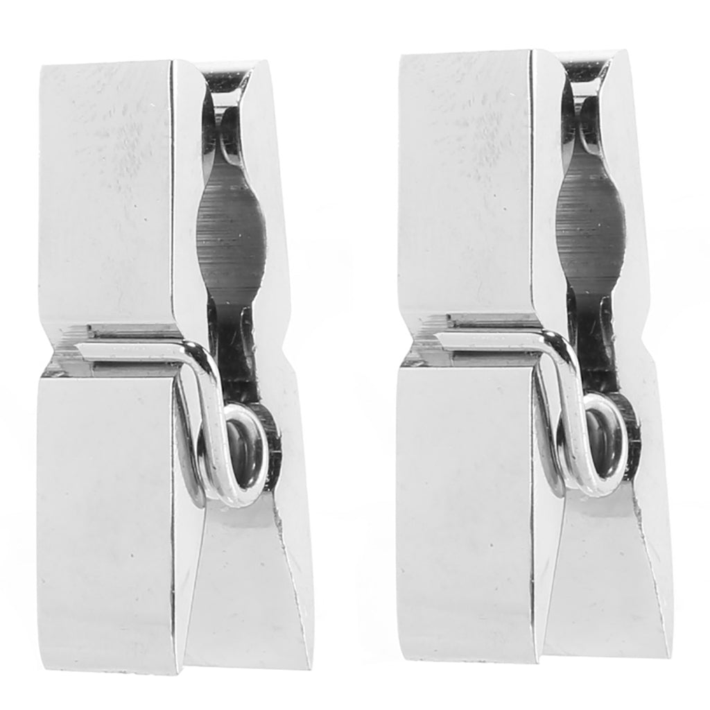Rouge Stainless Steel Nipple Pegs Petite Set (1.25 Inch) – Compact Nipple Pegs > Sex Toys > Nipple Clamps