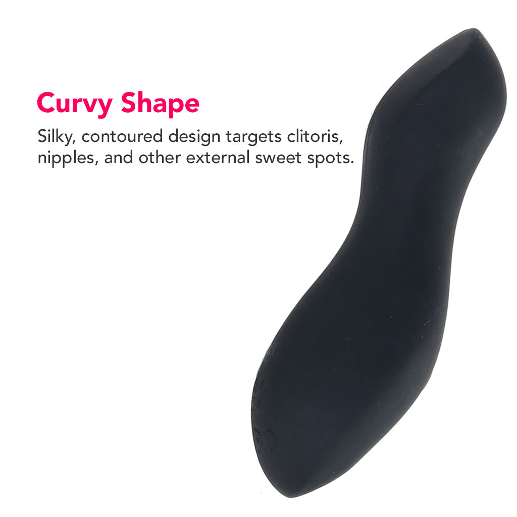 Boundless Perfect Curve Black Liquid Silicone Massager with 10 Intense Functions Waterproof > Vibrators > Standard Vibrators
