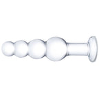 gläs 7.25 Inch Beaded Butt Plug