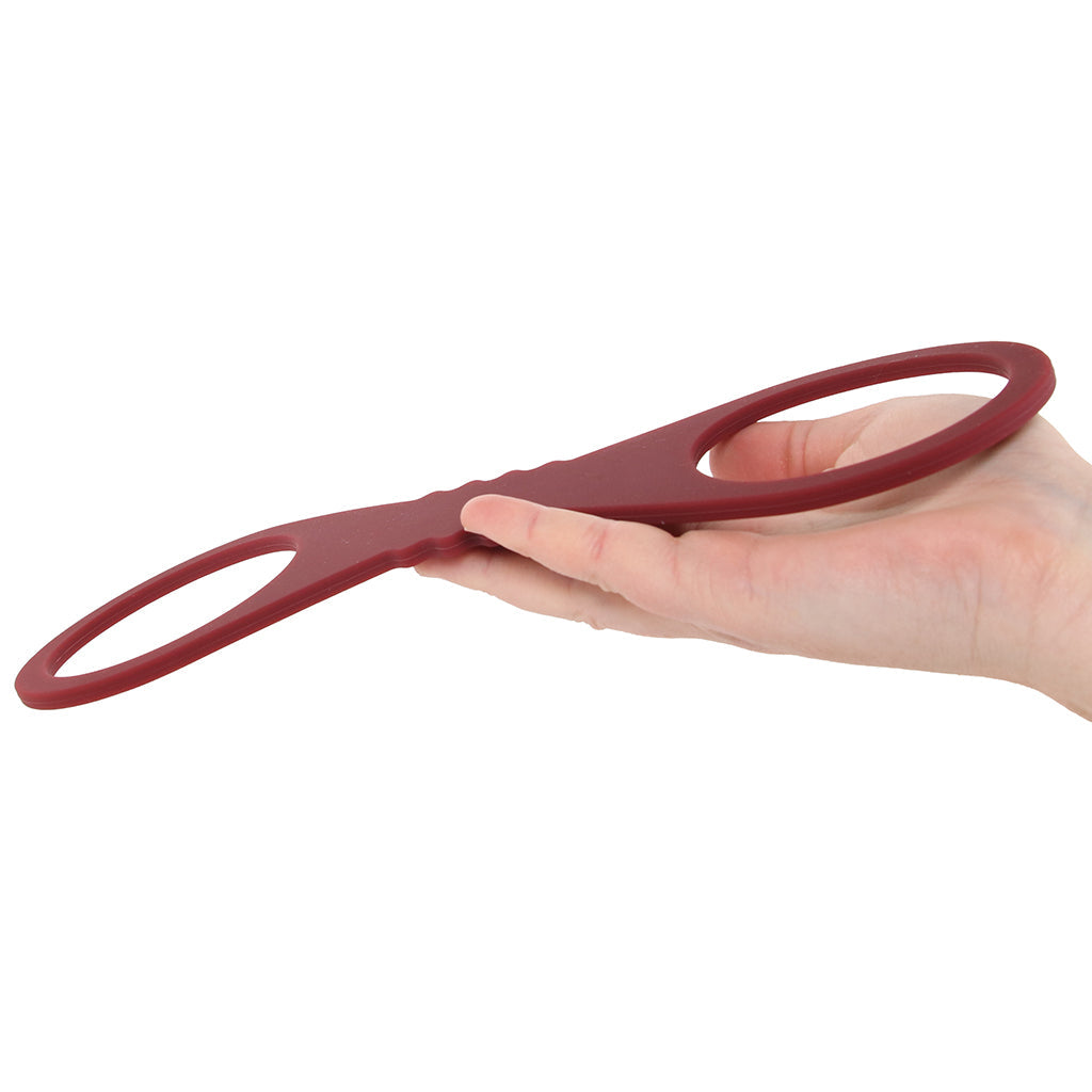 Sex & Mischief Enchanted Large Silicone Cuffs (Burgundy) – Large Silicone Restraints > Bondage Gear > Restraints