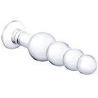 gläs 7.25 Inch Beaded Butt Plug
