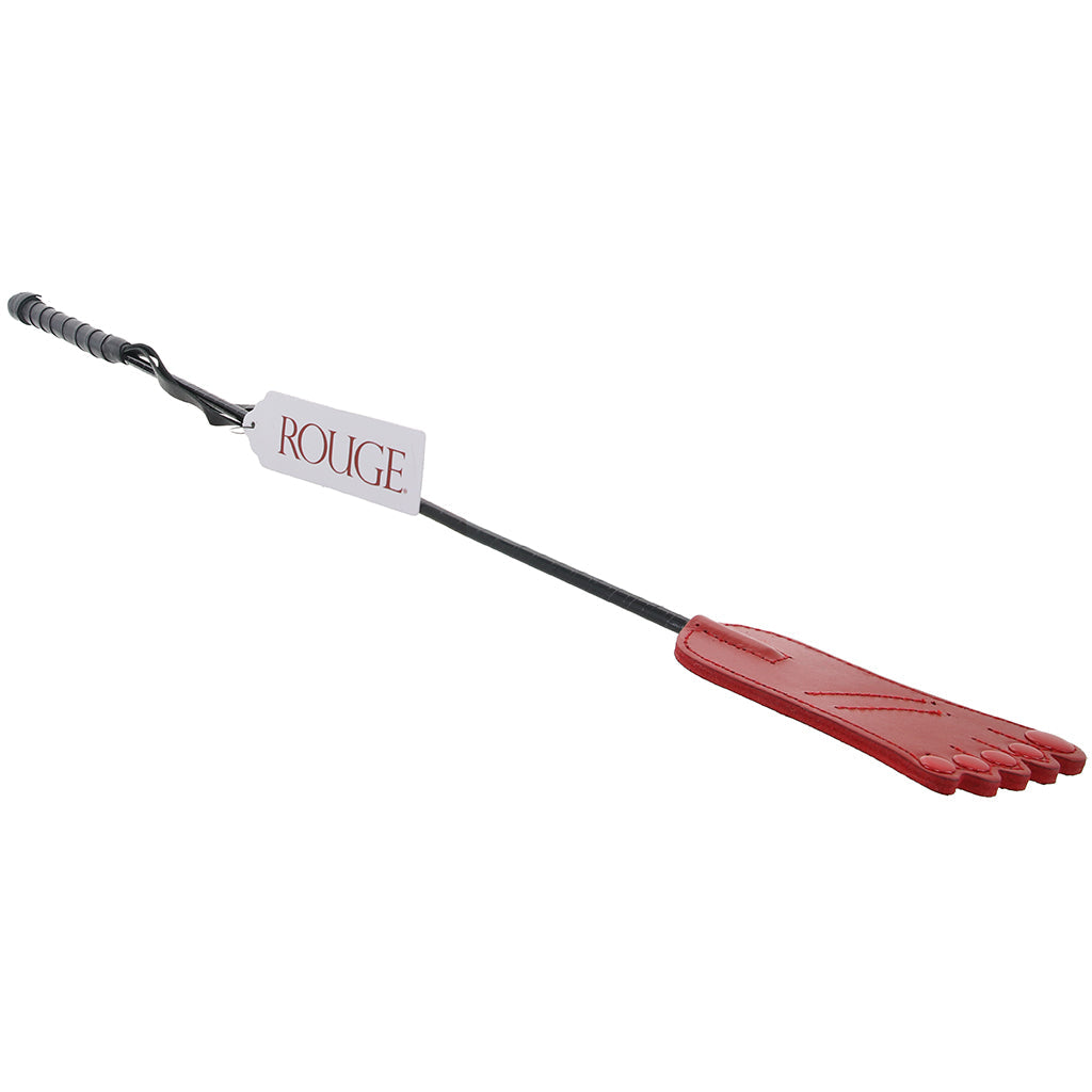 Rouge Leather Foot Riding Crop – Reinforced Fiberglass Shaft Riding Crop > Bondage Gear > Crops
