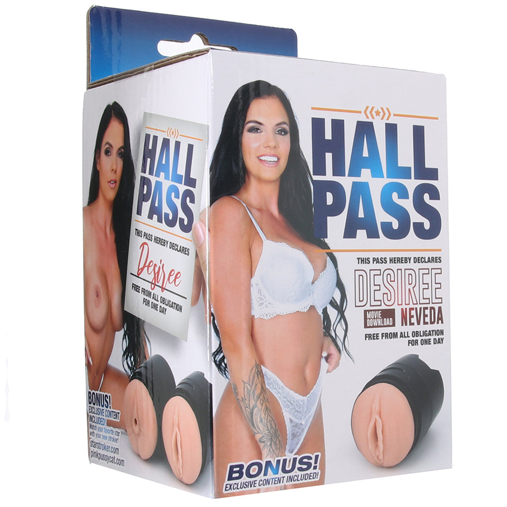 Hall Pass Desiree Neveda Realistic Flesh Tone Stroker Toy with Bonus Content > Sex Toys For Men > Masturbators > Pornstar