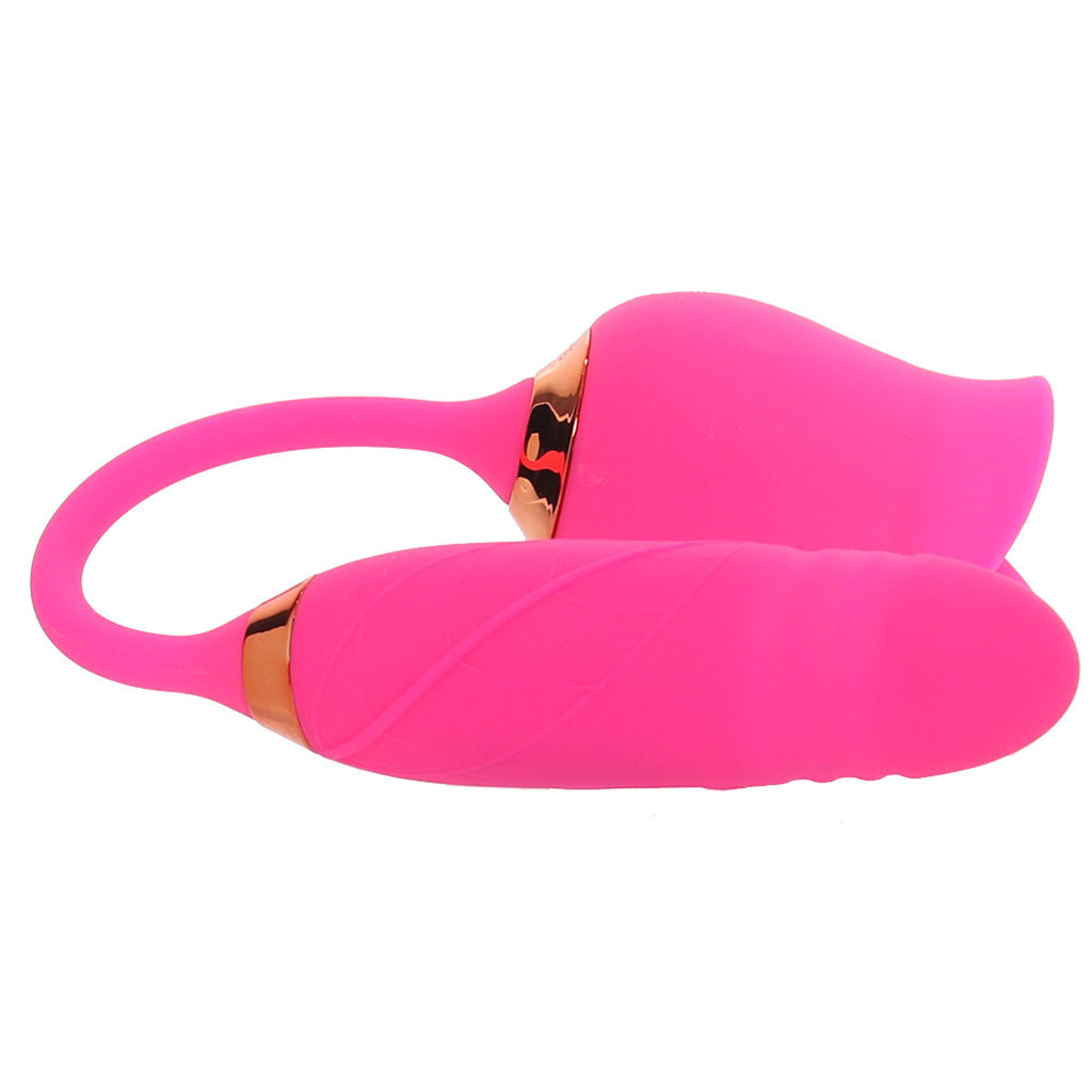 Pink Pussycat Licking Rose Vibrator with Tongue Stimulator > Sex Toys For Ladies > Clitoral Vibrators and Stimulators