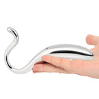 Rouge Steel Hollow Curved Wand 7 Inch – Surgical Grade Stainless Steel Wand > Dildos > Neutral Dildos