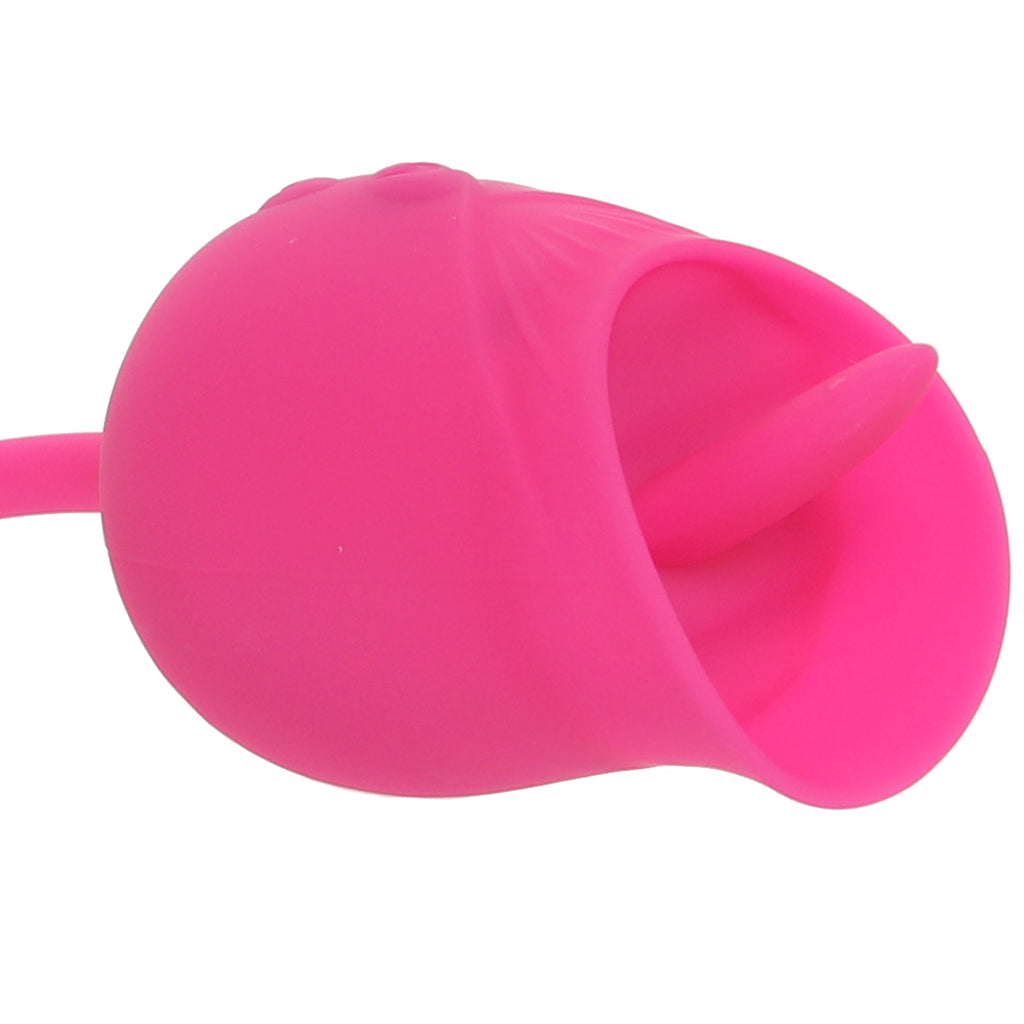 Pink Pussycat Licking Rose Vibrator with Tongue Stimulator > Sex Toys For Ladies > Clitoral Vibrators and Stimulators