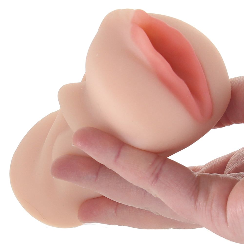 Veronica Rodriguez Pussy Stroker Hand-Sized Masturbator 14cm Length, 6cm Outer Diameter, Realistic Flesh Color > Sex Toys For Men > Masturbators > Pornstar