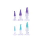 Glitzy Trainer 3 in 1 Dong Kit Set Purple with Three Graduated Sizes and Two Tone Color > Sex Toys > Dilators